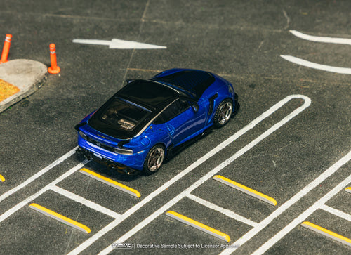 Load image into Gallery viewer, Tarmac Works 1/64 Nissan VeilSide FFZ400 Fairlady Z Blue Diecast car
