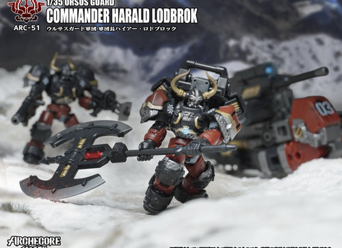 Load image into Gallery viewer, Toys Alliances ARCHECORE ARC-51 URSUS GUARD Commander Harald Lodbrok Figure
