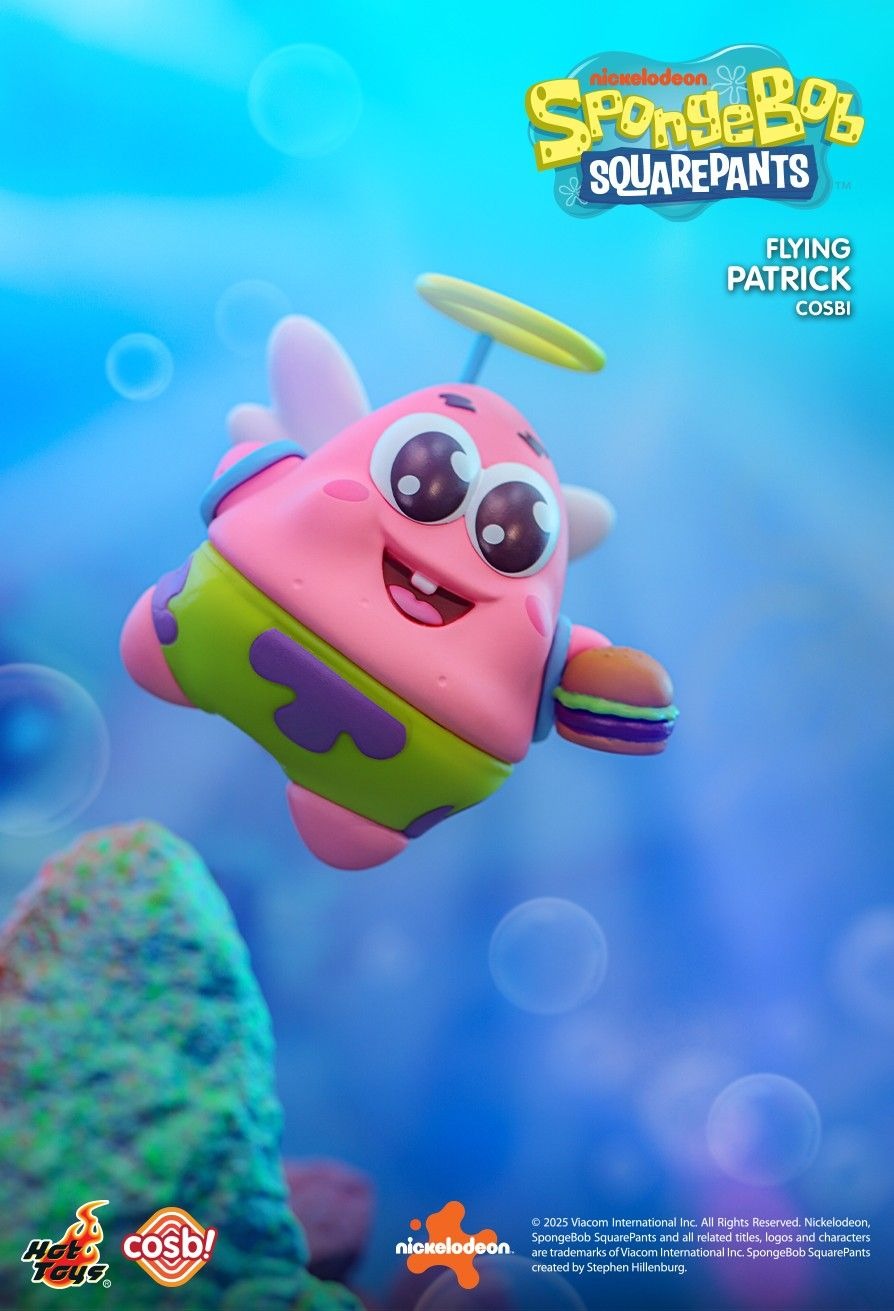 Hot Toys SpongeBob SquarePants Cosbi Bobble-Head Figure Collection (Set of 8)