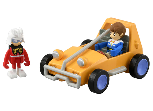 Load image into Gallery viewer, Takara Tomy Dream Tomica Ride On Mobile Suit Gundam Buggy with 2 figures
