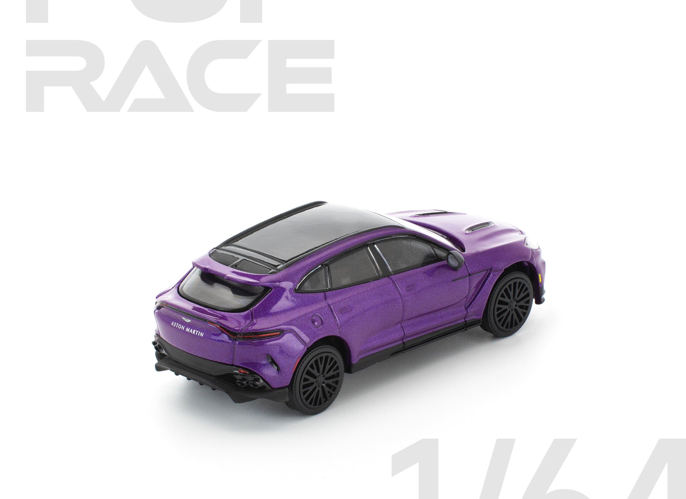 POPRACE 1/64 ASTON MARTIN DBX 707 - STORM PURPLE Model Car
