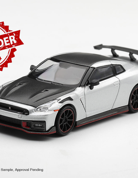 (Pre-order) Mini GT #1361 Nissan GT-R R35 NISMO 2024 Silver Metallic RHD Model