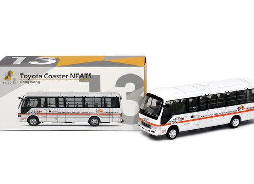 Load image into Gallery viewer, Tiny City 1/76 13 Die-cast Model Car - Toyota Coaster B59 NEATS
