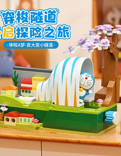 Load image into Gallery viewer, Qman Keeppley Building Blocks Toy #K20417 - Doraemon The Gulliver Tunnel
