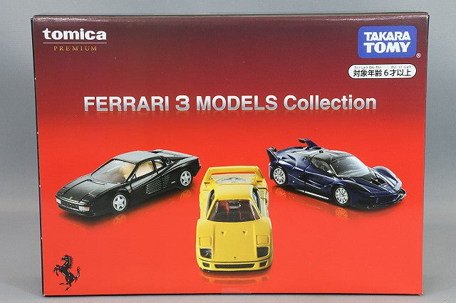 Takara Tomy Tomica Gift Set Die-cast 1:64 Premium Ferrari 3 Models Collection