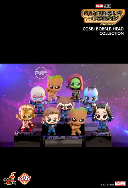 Hot Toys Marvel GUARDIANS OF THE GALAXY Vol.3 Cosbi Bobble-Head (SET of 8)