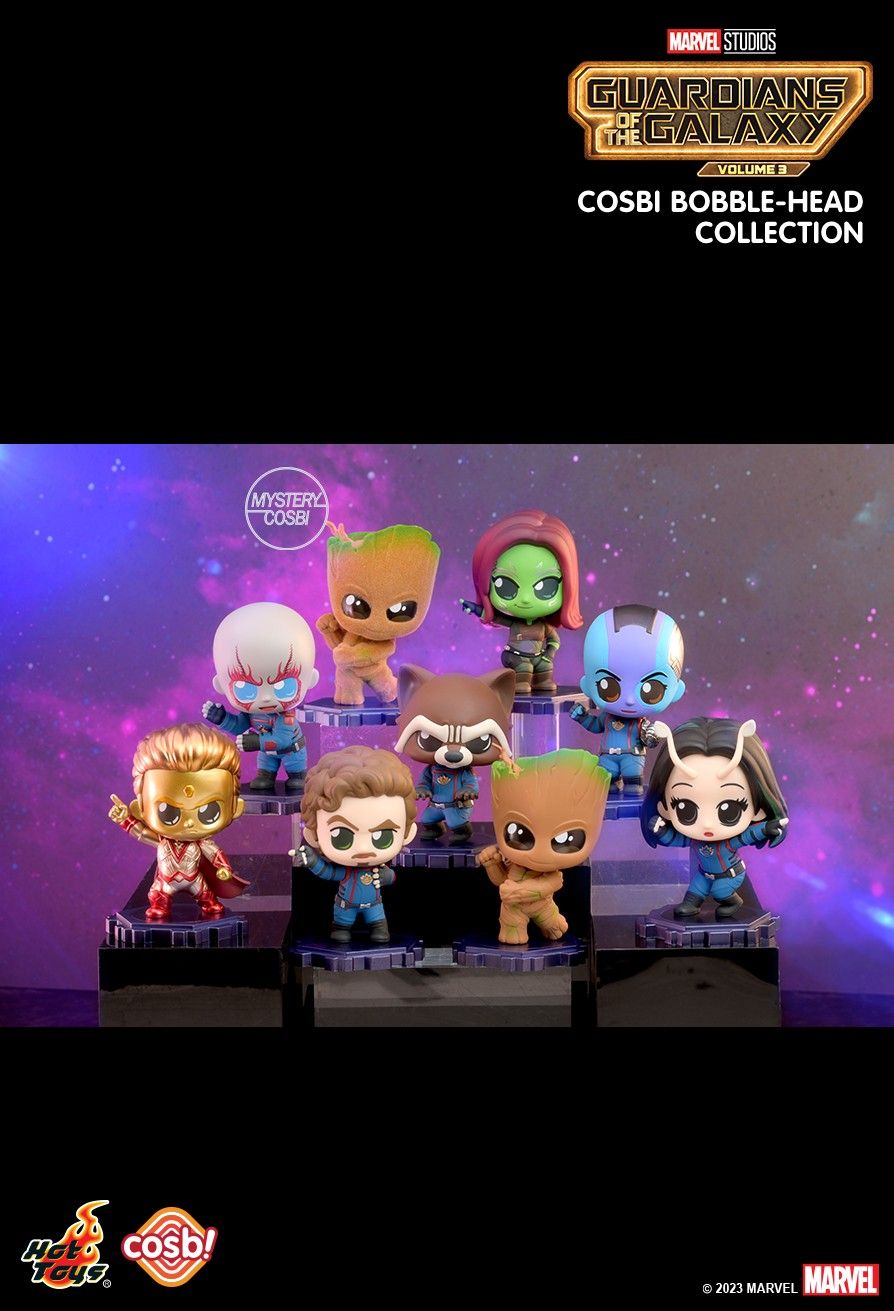 Hot Toys Marvel GUARDIANS OF THE GALAXY Vol.3 Cosbi Bobble-Head (SET of 8)