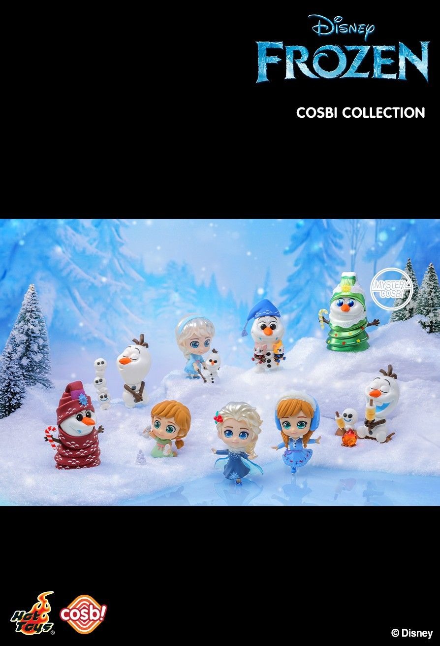 Hot Toys Cosbi Bobble-Head Collection Disney Snow Princess 8 Figure Set Series 2