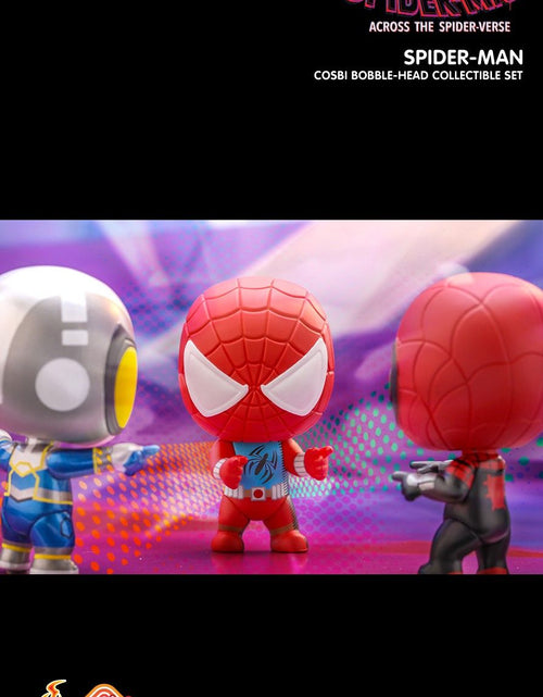 Load image into Gallery viewer, Hot Toys Marvel SPIDER-MAN: ACROSS THE SPIDER-VERSE COSBI BOBBLE-HEAD SET 2
