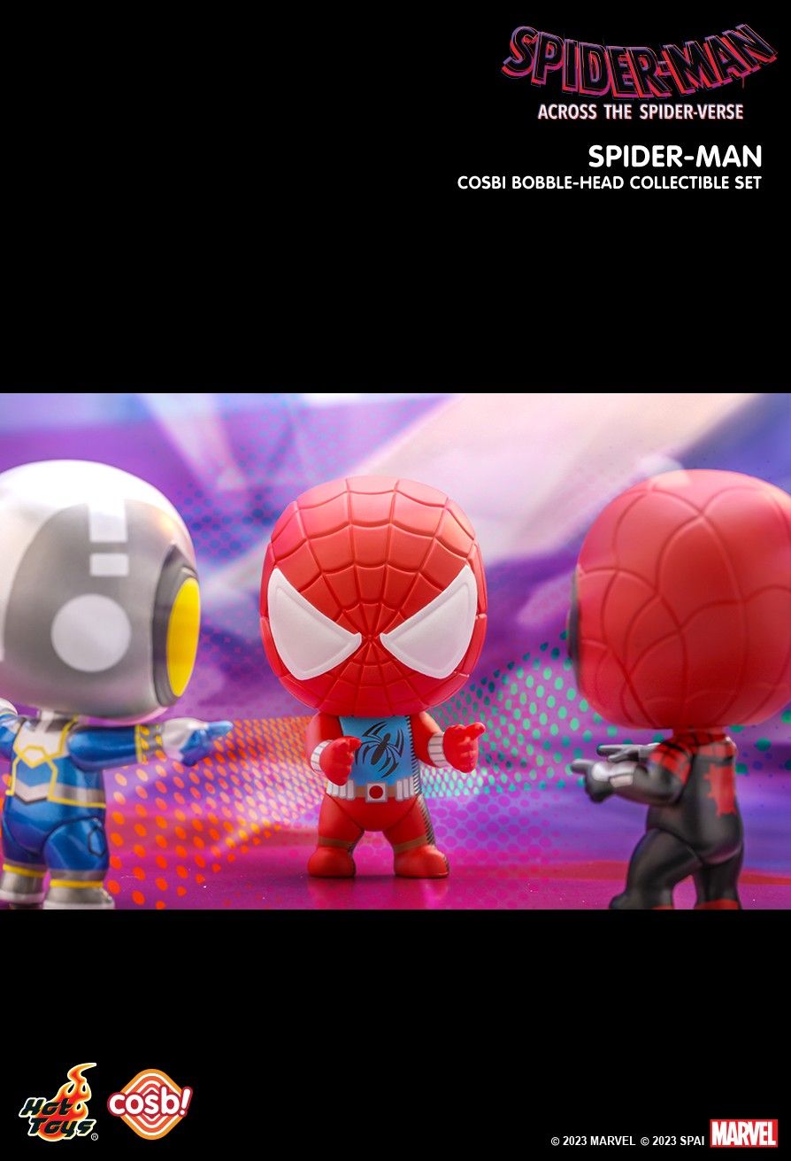 Hot Toys Marvel SPIDER-MAN: ACROSS THE SPIDER-VERSE COSBI BOBBLE-HEAD SET 2
