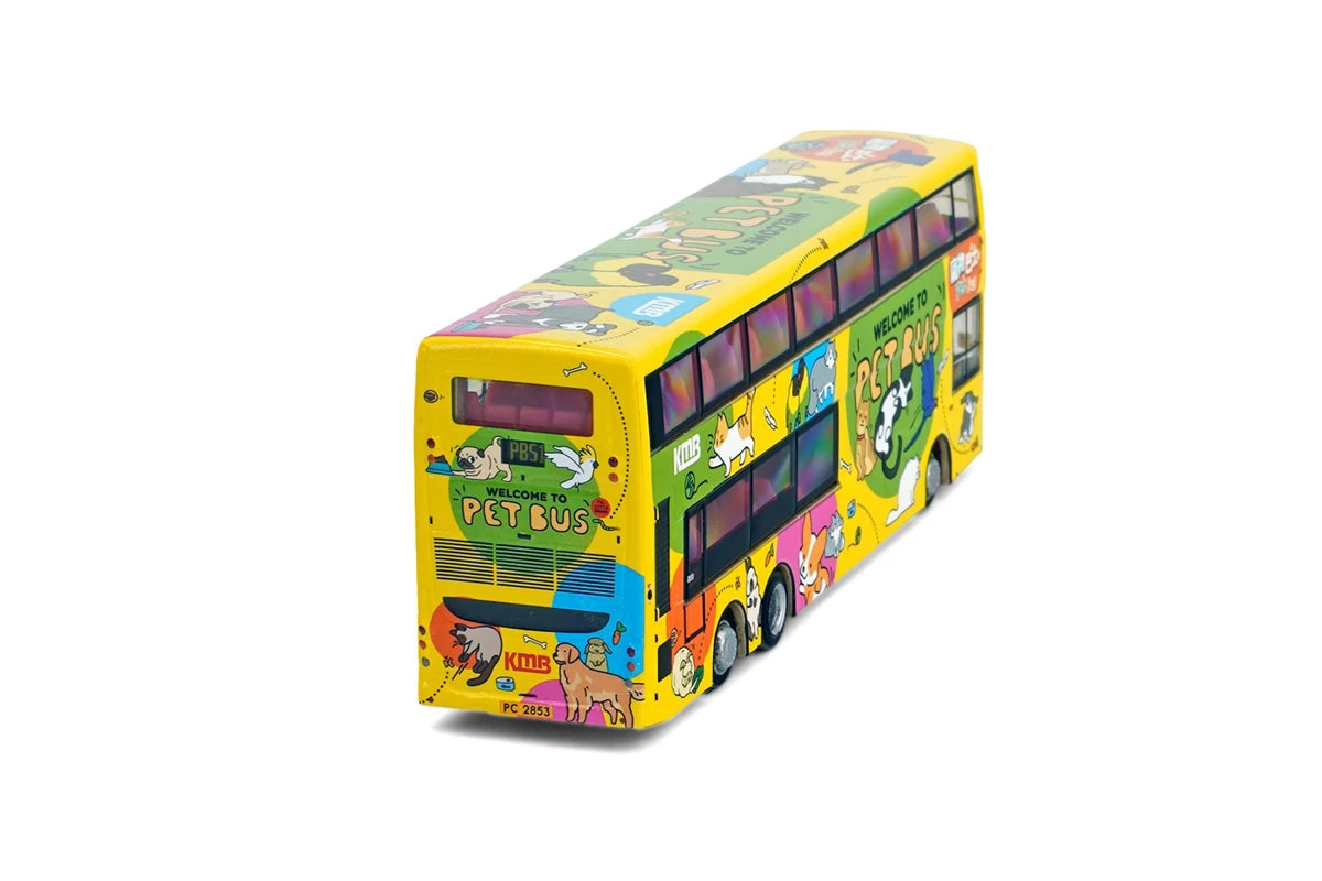 Tiny City Diecast Model 1/110 - KMB Scania K310UD Pet Bus (Yellow) (PBS1)