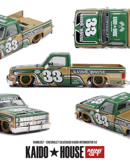 (Pre-order) Kaido House X Mini GT #267 Chevrolet Silverado KAIDO Intimidator V2