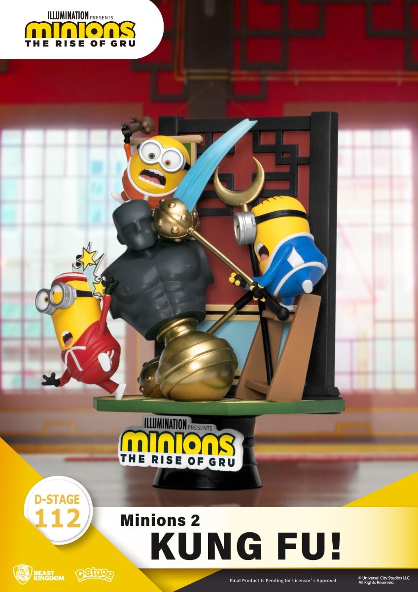 Beast Kingdom Diorama Stage-112 - Minions 2 - Kung Fu!