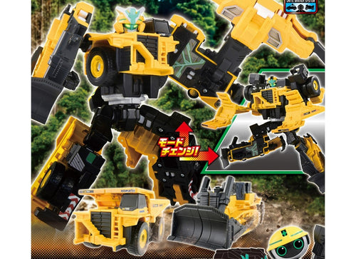 Load image into Gallery viewer, Takara Tomy Joblabor TJBDX Grand Build Braver Dump Truck &amp; Bulldozer DX Set
