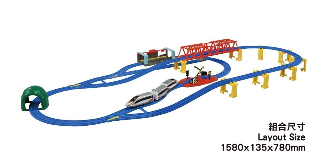 Takara Tomy Plarail Train - MTR Passenger Train - Vibrant Express Deluxe Set