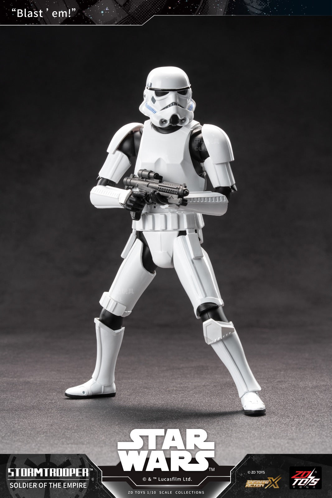 ZD Toys Star Wars Series 1/10 Star Wars Stormtrooper Action Figures