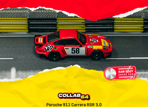 Load image into Gallery viewer, (Pre-order) Tarmac Works 1/64 Porsche 911 Carrera RSR 3.0 24h Le Mans 1975 #58
