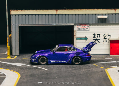 Load image into Gallery viewer, Tarmac Works 1:64 RWB 993 ARMY GIRL Diecast Model Car
