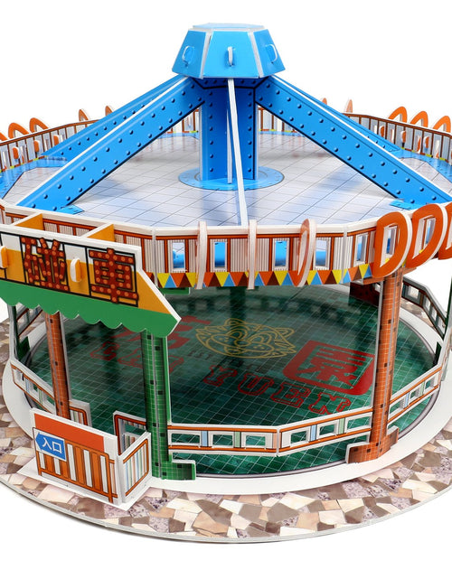 Load image into Gallery viewer, TINY City Hong Kong LAI YUEN Amusement Park BUMPER CAR Diorama 1/35 3D puzzle
