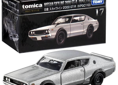 Load image into Gallery viewer, Takara Tomy Tomica Premium Diecast Car No. 17 - Nissan Skyline GT-R (KPGC110)
