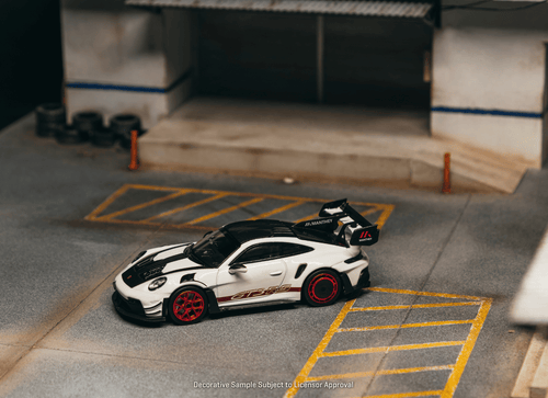Load image into Gallery viewer, (Pre-order) Tarmac Works 1/64 Porsche GT3RS (992.1) MR White Red Tarmac Special
