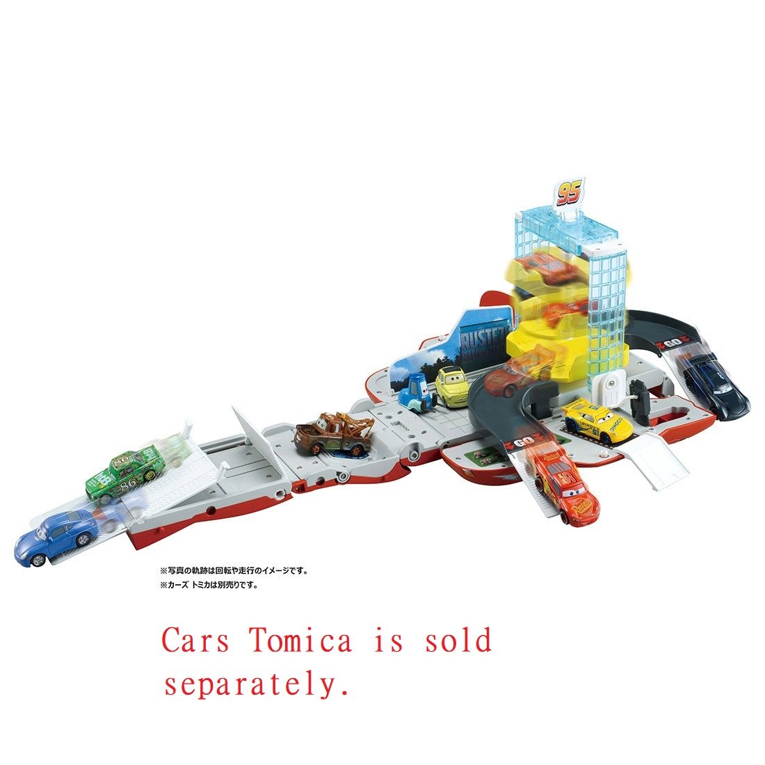 Takara Tomy Tomica Disney Pixar Cars Transform Tornado Shooter McQueen Play Set