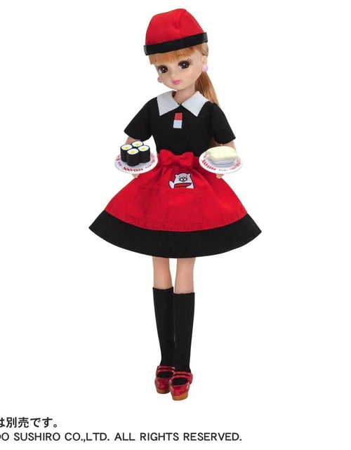 Load image into Gallery viewer, Takara Tomy Licca Rika-chan (Licca-chan) Sushiro Doll Set
