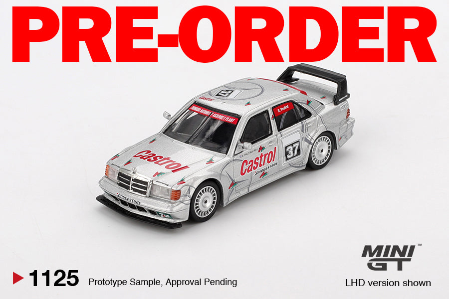 (Pre-order) MINI GT #1125 Mercedes-Benz 190E 2.5-16 Evolution II #37 1995 SE