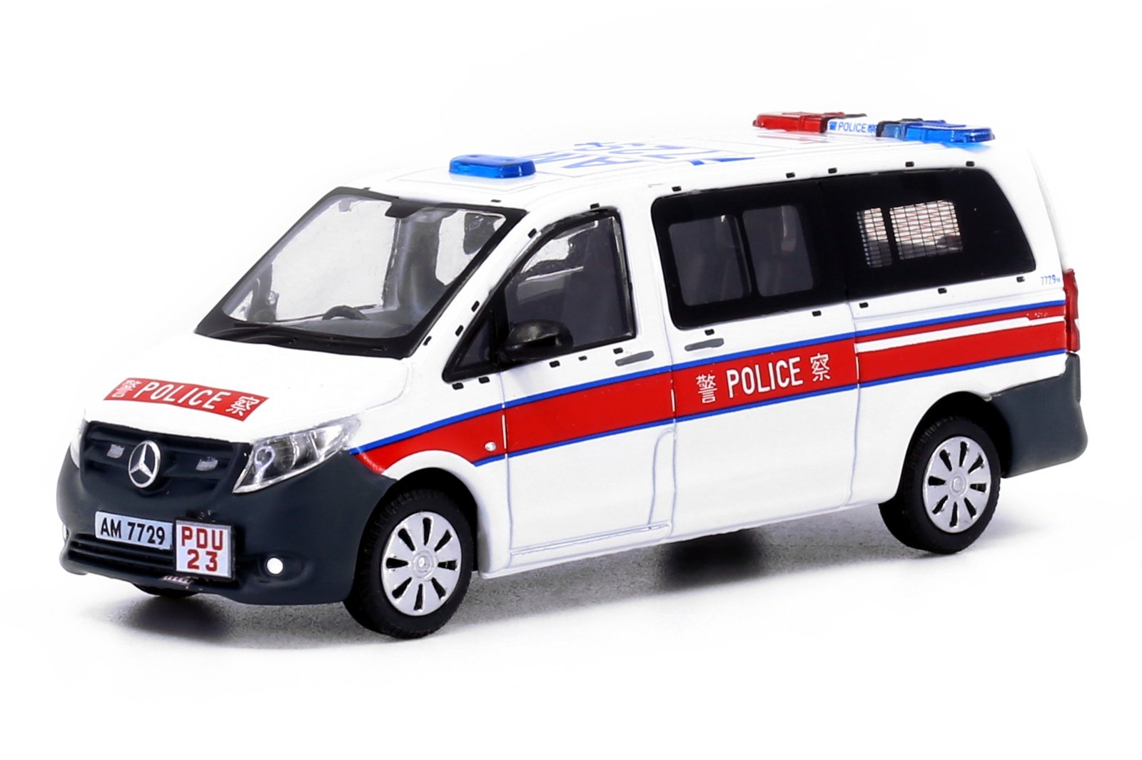 Tiny City Diecast Model Car #109 - Mercedes-Benz Vito Hong Kong Police