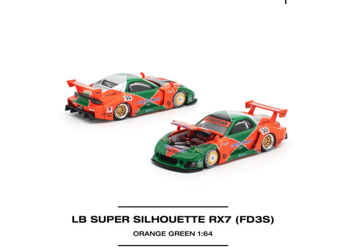 Load image into Gallery viewer, (Pre-order) POPRACE 1/64 - LB SUPER SILHOUETTE RX7 (FD3S) Diecast Model Car
