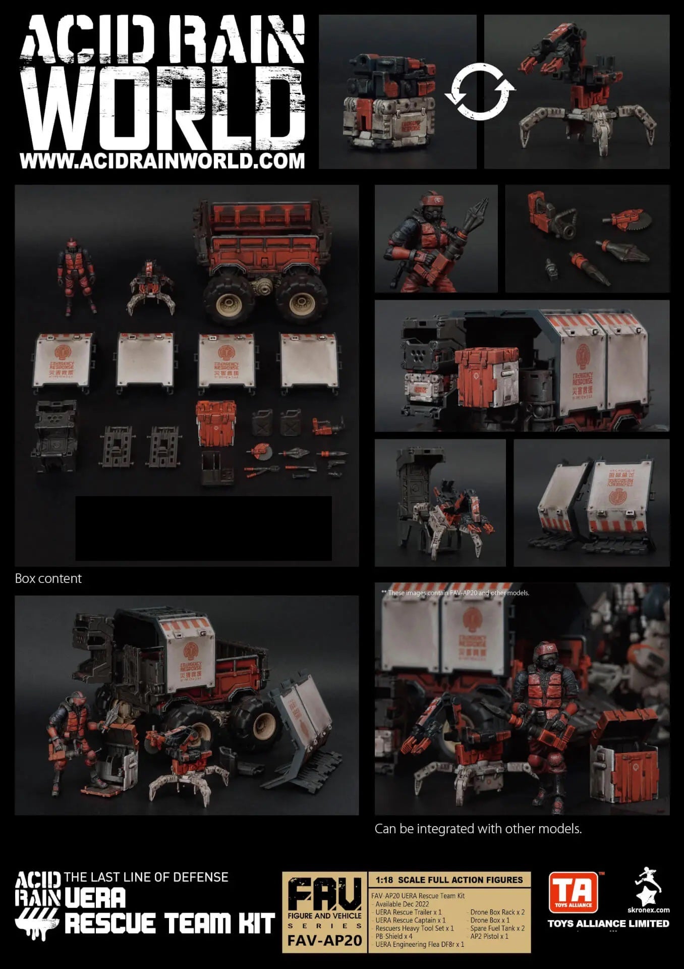 TOYS ALLIANCE x Acid Rain AV-AP20 UERA Rescue Team Kit