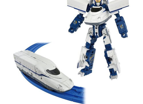 Load image into Gallery viewer, Takara Tomy Plarail Shinkansen Deformation Robot SHINKALIONCW N700S Nozomi
