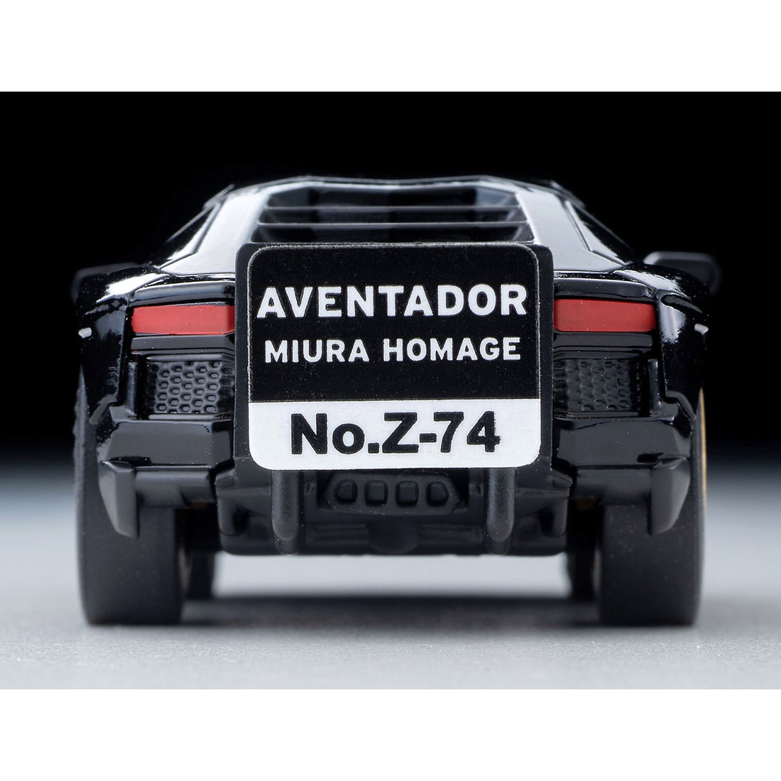 Takara Tomy Tomytec Choro Q zero Z-74c Lamborghini Aventador Miura Homage Black
