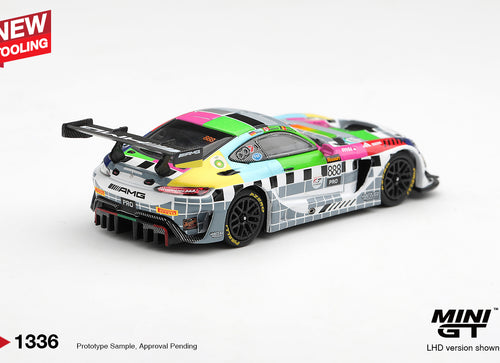 Load image into Gallery viewer, (Pre-order) Mini GT #1336 Mercedes-AMG GT3 #888 Mercedes-AMG Team GMR 12hrs 2025
