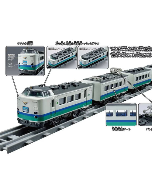 Load image into Gallery viewer, Takara Tomy Plarail Train Real Class J.R. Limited Express Series 485 (Hokuetsu)

