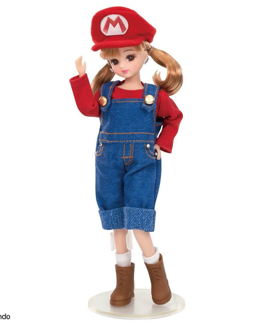 Load image into Gallery viewer, Takara Tomy Licca LD-33 Super Mario Daisuki Rika-chan (Licca-chan) Doll
