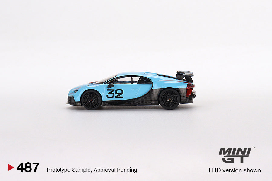 Mini GT 1/64 Diecast Model - #487 v Bugatti Chiron Pur Sport "Grand Prix" LHD