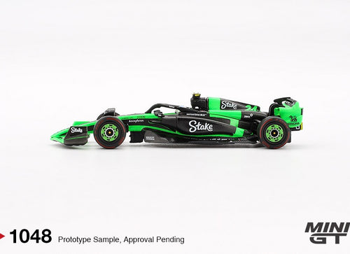 Load image into Gallery viewer, (Pre-order) Mini GT #1048 Kick Sauber C44 #24 Guanyu Zhou 2024 F1 Chinese GP
