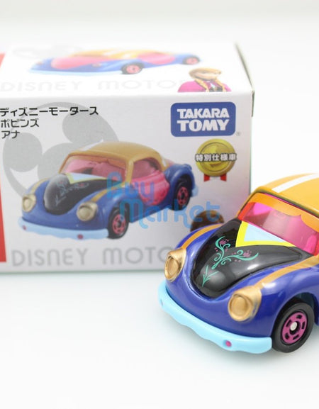 Takara Tomy Tomica Disney Motors Dream Star Snow Princess Ana Diecast Toy car