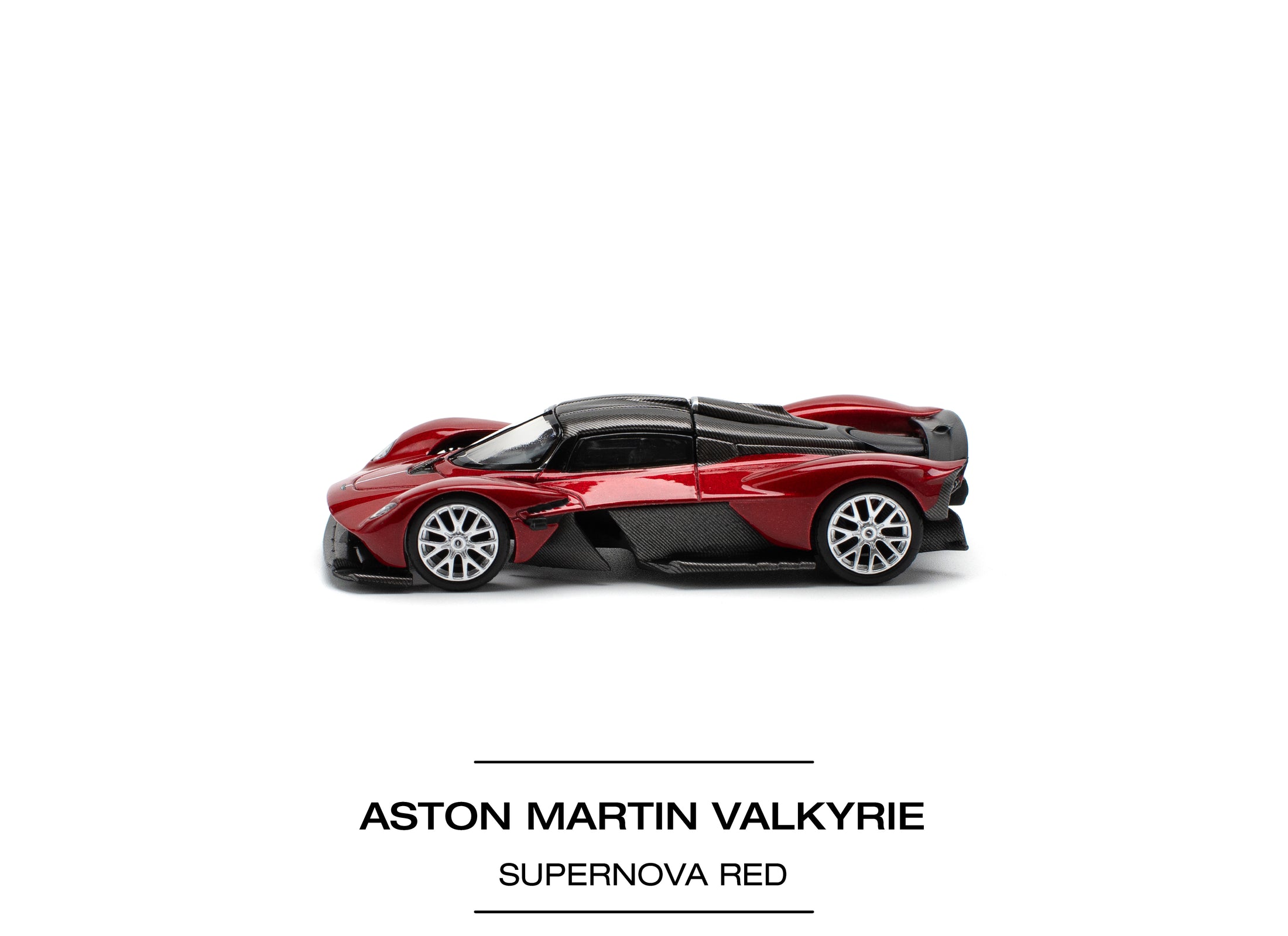 POPRACE 1/64 ASTON MARTIN VALKYRIE SUPERNOVA RED Diecast model car