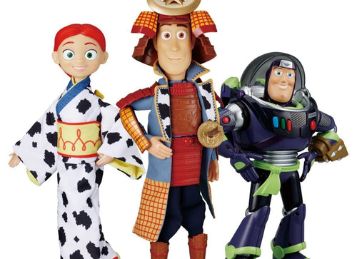 Load image into Gallery viewer, Takara Tomy Toy Story 30th Anniversary Real Size Talking Figure Woody KABUTO Ver
