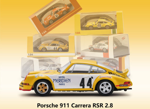Load image into Gallery viewer, (Pre-order) Sparky 1/64 - Porsche 911 Carrera RSR 2.8 No.44 24H Le Mans 1973
