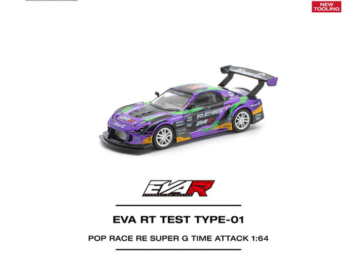 Load image into Gallery viewer, (Pre-order) POP RACE 1/64 EVA RT TEST TYPE-01 RE Super G Time Attack Diecast Car
