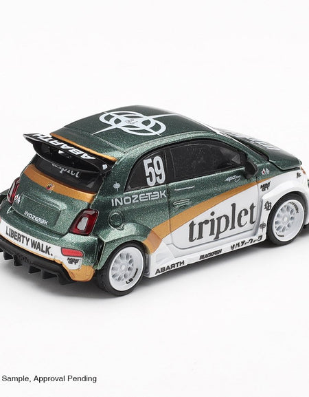 MINI GT #1216 Abarth 595 LB-WORKS TY Edition Diecast Model Car