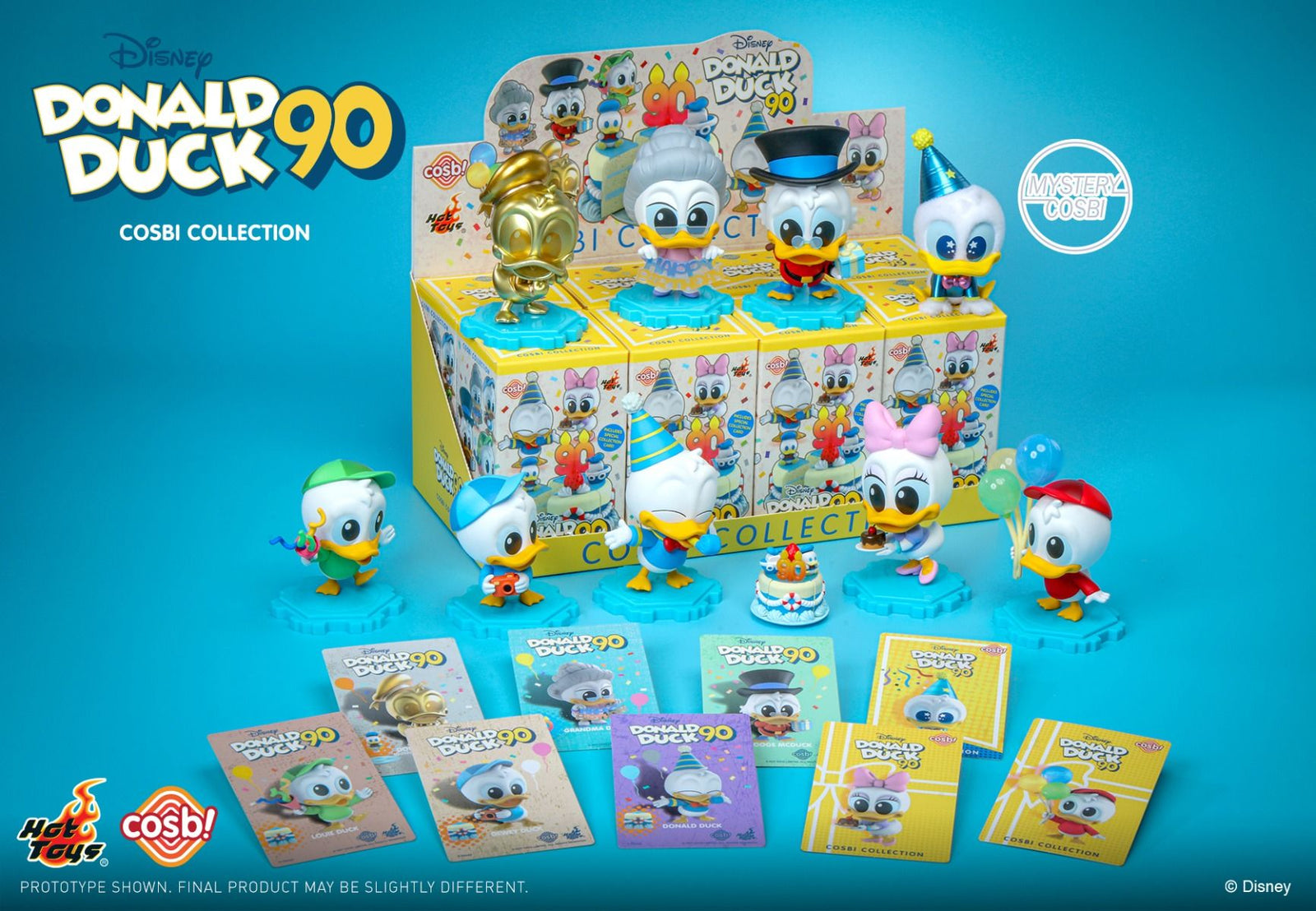 Hot Toys Donald 90th - Donald Duck Birthday Cosbi Collection (Full set of 8)