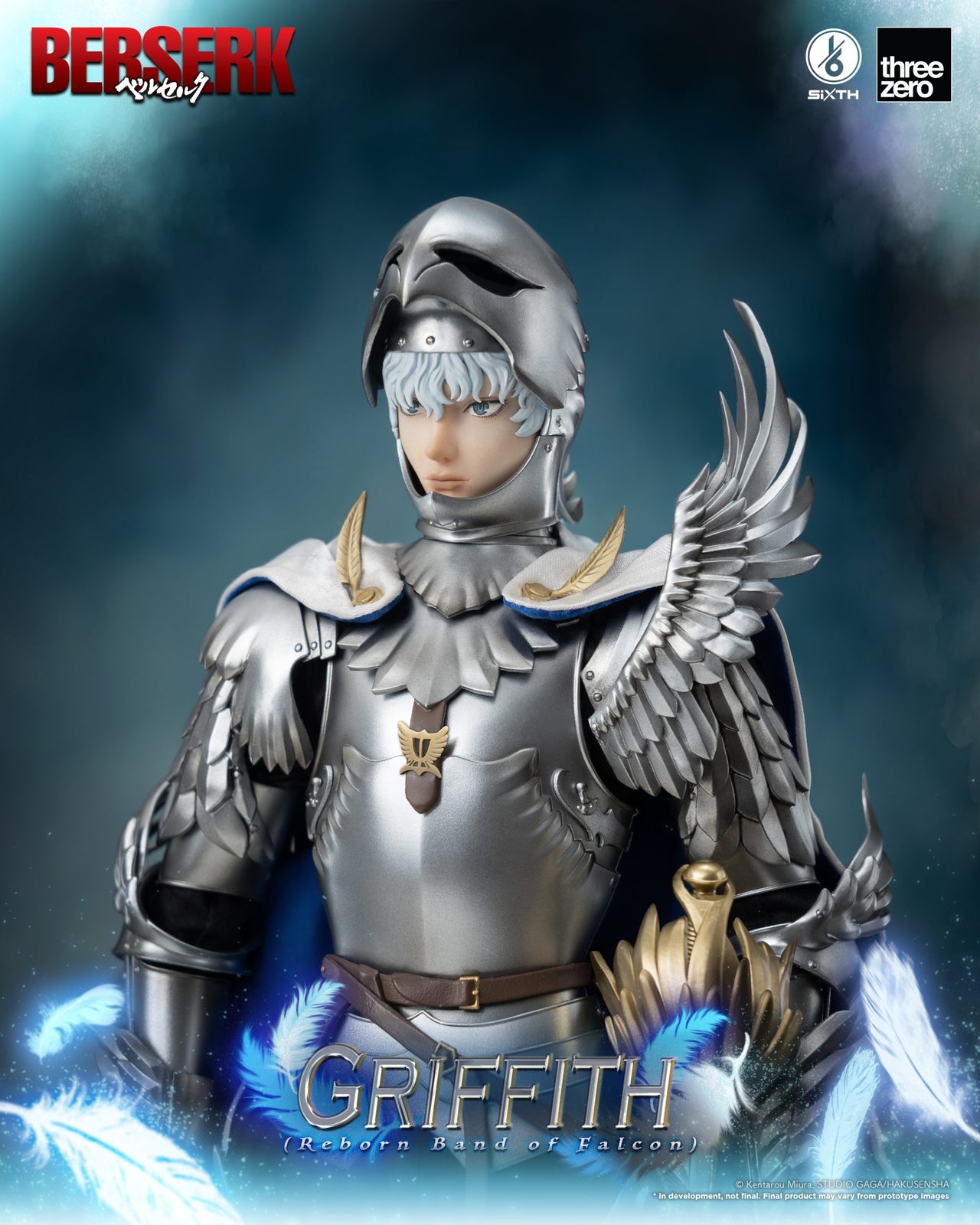 ThreeZero 1:6 BERSERK Griffith (Reborn Band of Falcon) Action Figure