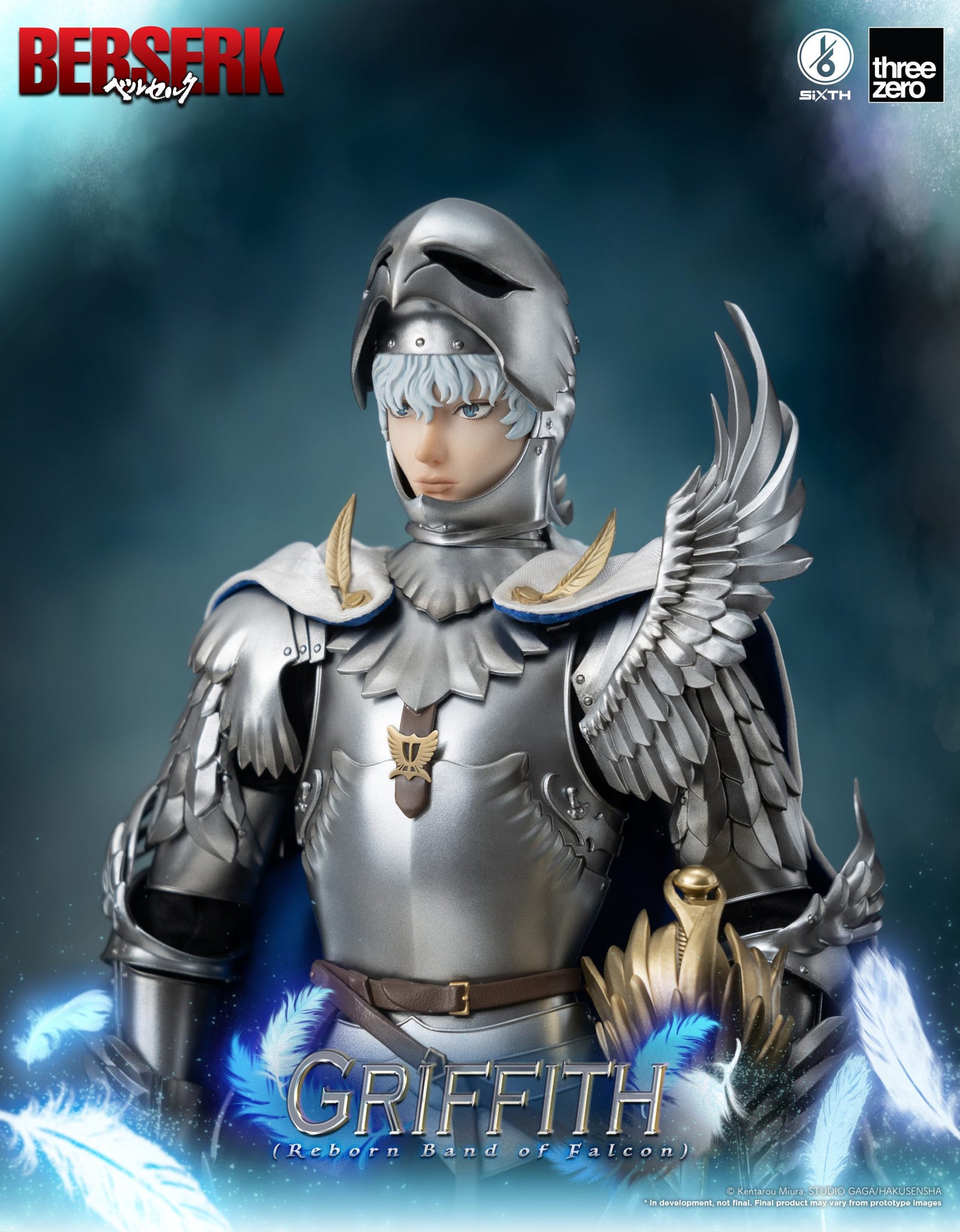 ThreeZero 1:6 BERSERK Griffith (Reborn Band of Falcon) Action Figure