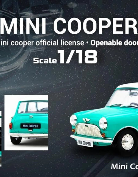 Tiny City Die-cast Model Car 1/18 - Mini Cooper Green #ATC18068