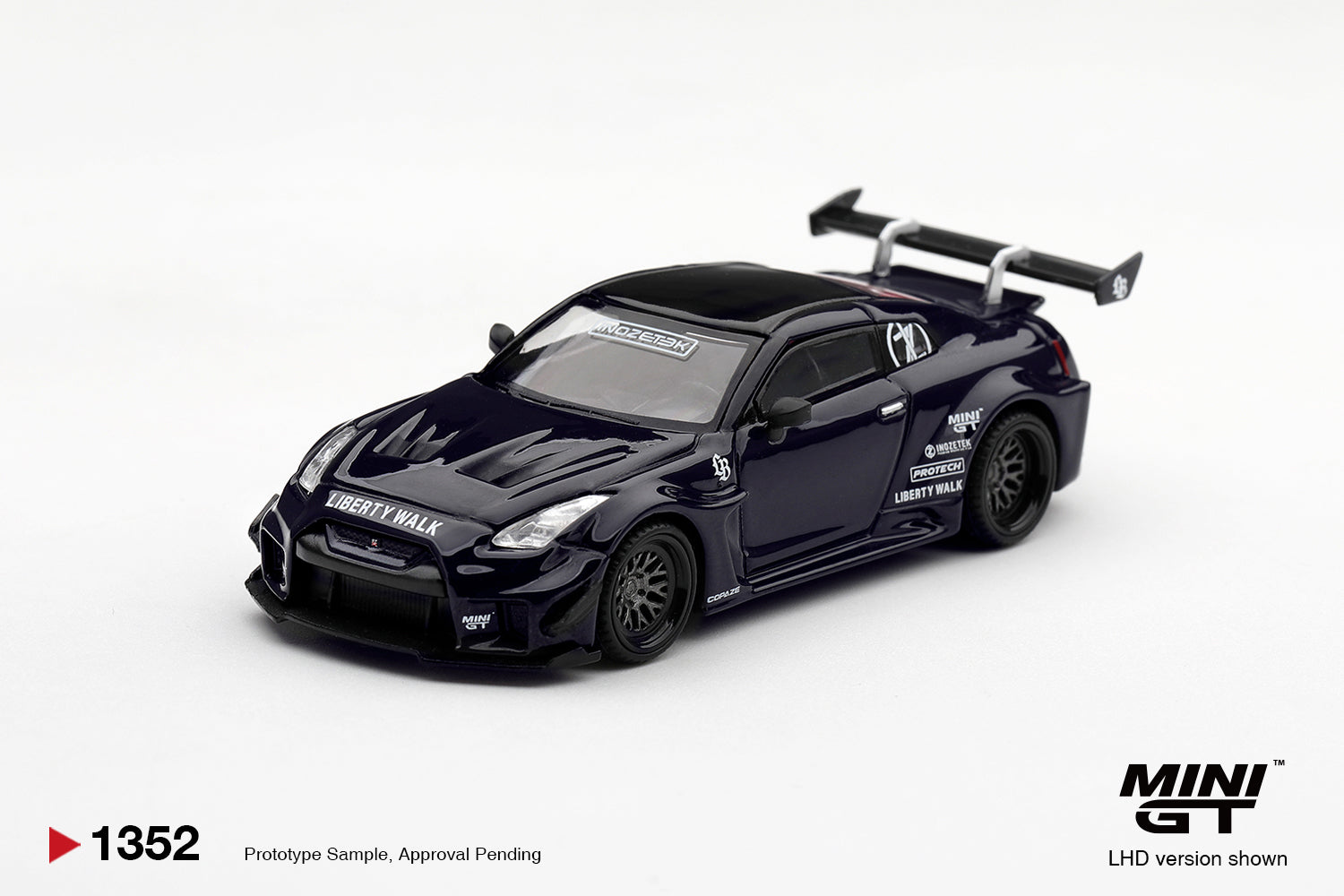 (Pre-order) Mini GT #1352 LB-Silhouette WORKS GT NISSAN 35GT-RR Ver.2 INOZETEK