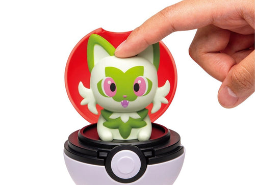 Load image into Gallery viewer, Takara Tomy Pokemon Pocket Monsters Pyokopuni Sprigatito Figure
